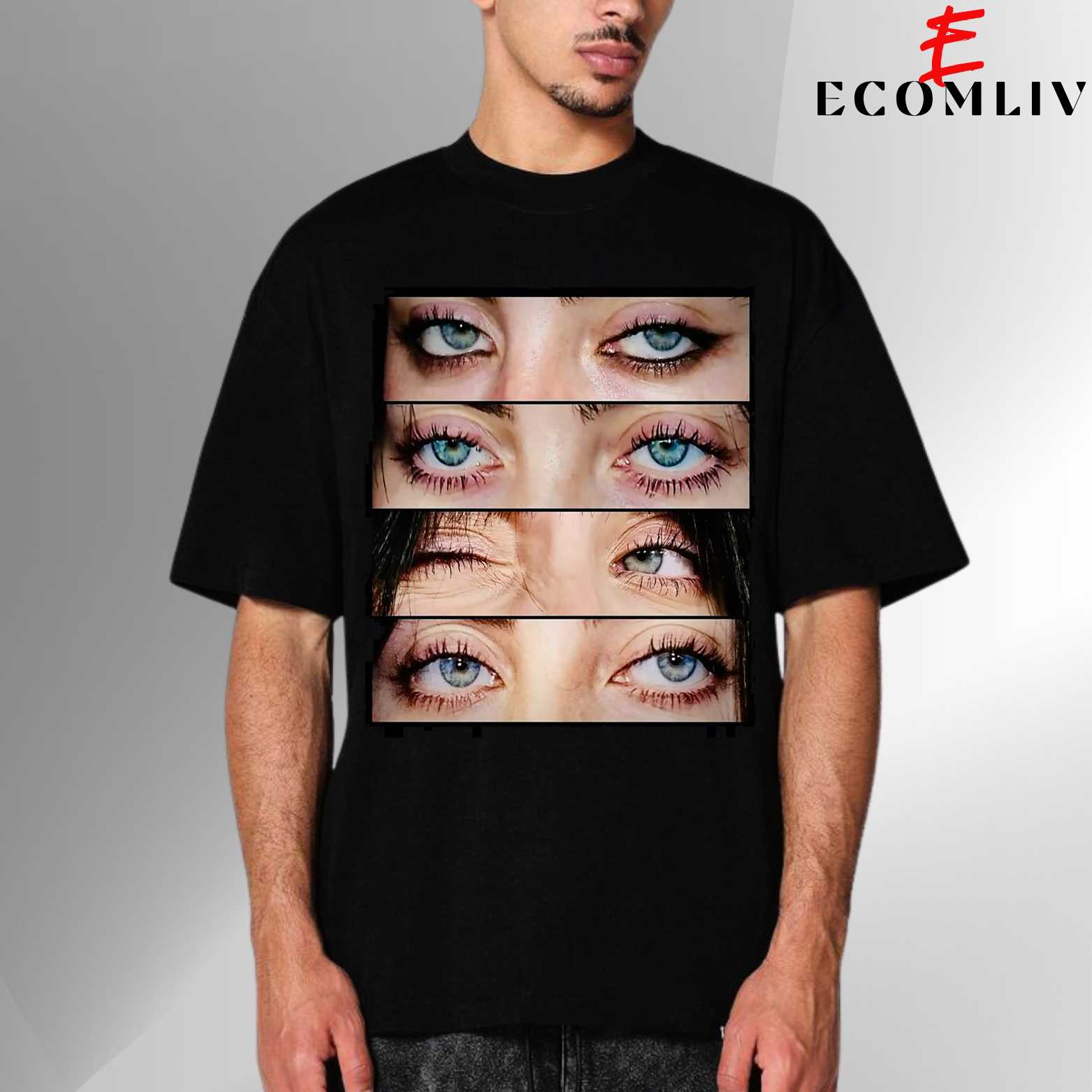 Billie Eilish Eye T-Shirt, Streetwear Aesthetic Shirt
